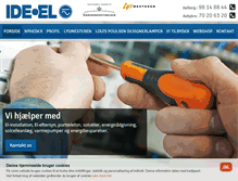 Tablet Screenshot of ide-el.dk